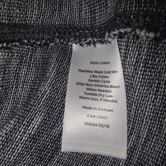 T by Talbots Heathered Gray Full Zip Knit Jacket Medium - Picture 8 of 8